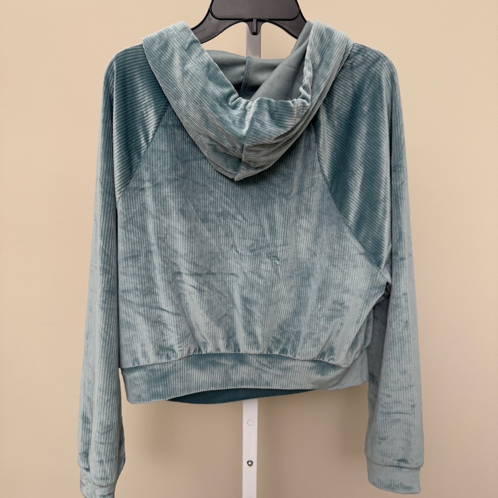 Victoria's SecretTRACKSUIT SET Hoodie+jogger SAGE green VELOUR  Top S/ bottom XS - Picture 7 of 11